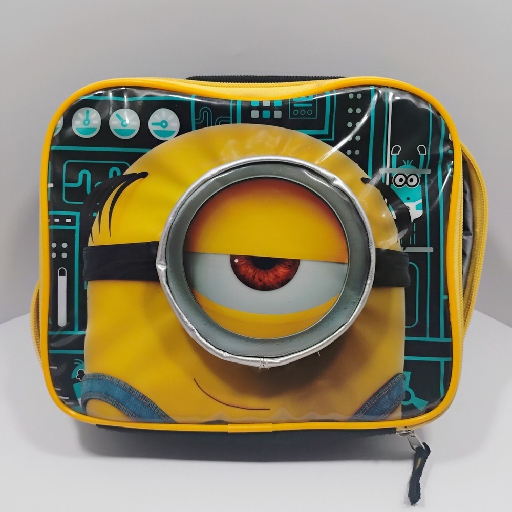 Despicable Me 3 Minions Lunch Sack Snack Bag Insulated Kids No Shoulder Strap